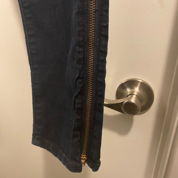 RAG & BONE SKINNY ZIPPERS IN COPPER MIDNIGHT SIZE 30 very dark blue - Picture 5 of 6